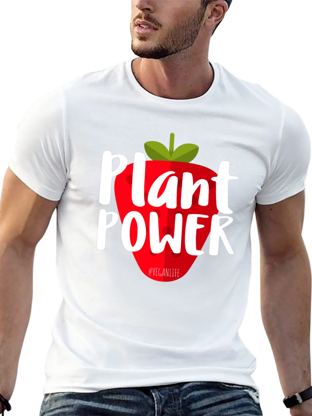 Plant Power Vegan T-Shirt - Eco Friendly!