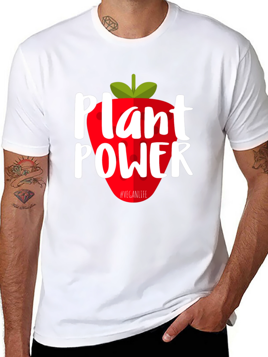 Plant Power Vegan T-Shirt - Eco Friendly!