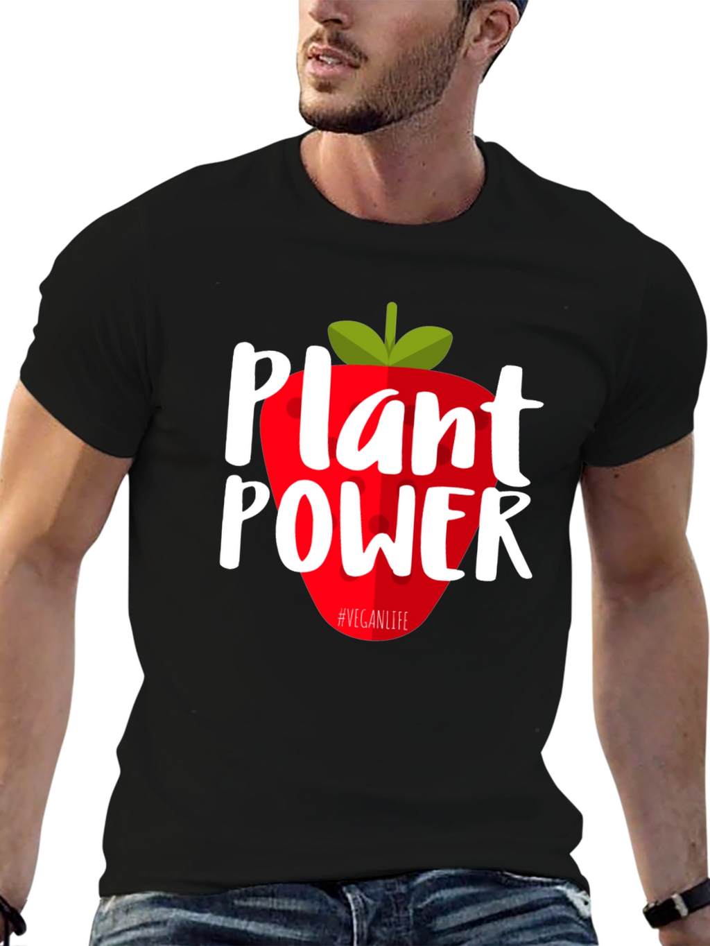 Plant Power Vegan T-Shirt - Eco Friendly!