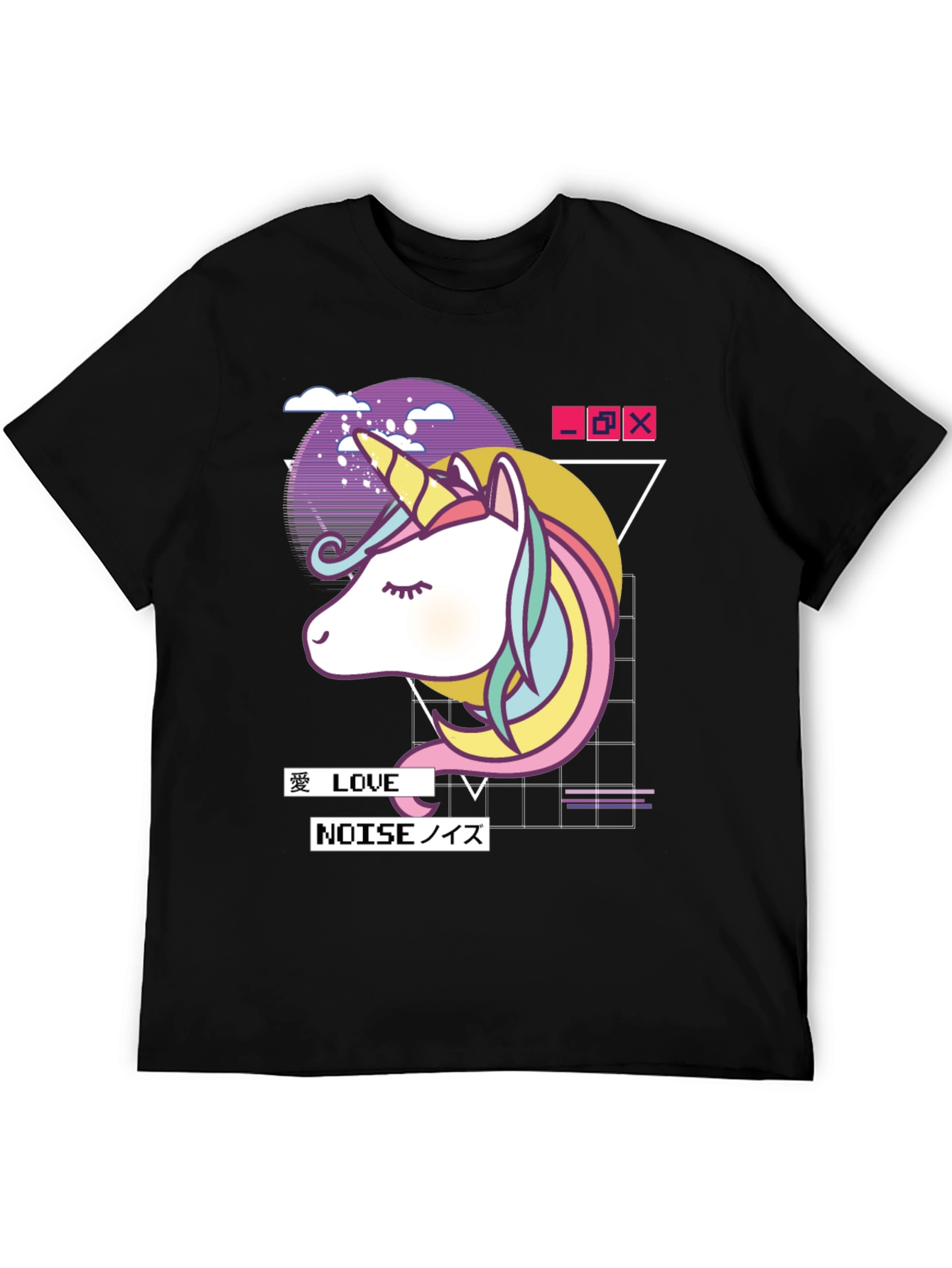 Unicorn Vaporwave Graphic T-Shirt