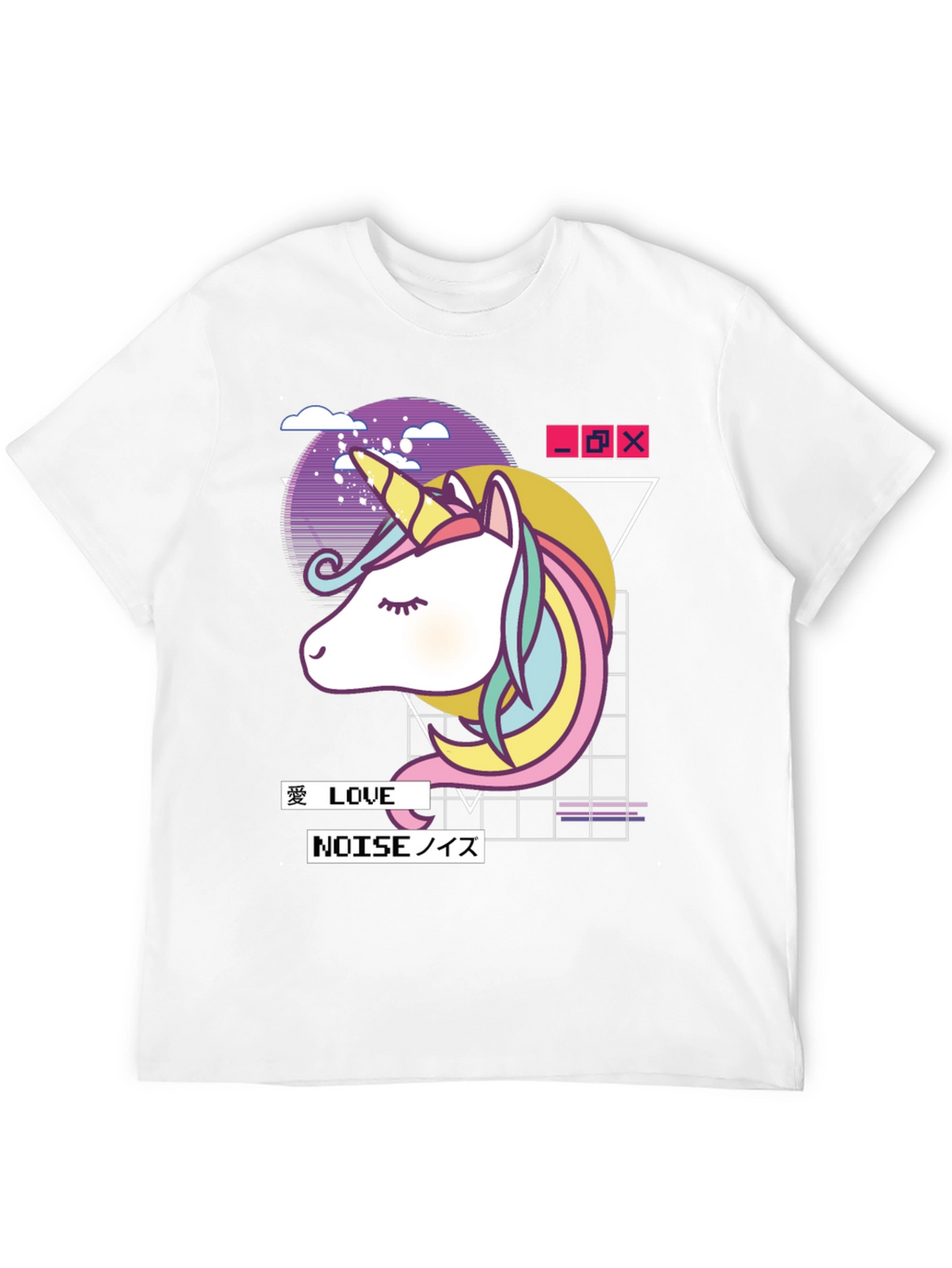 Unicorn Vaporwave Graphic T-Shirt