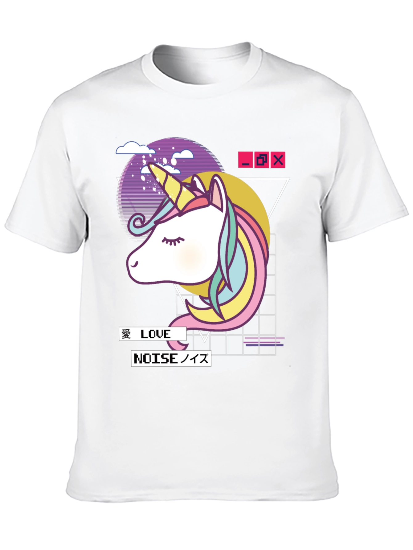 Unicorn Vaporwave Graphic T-Shirt