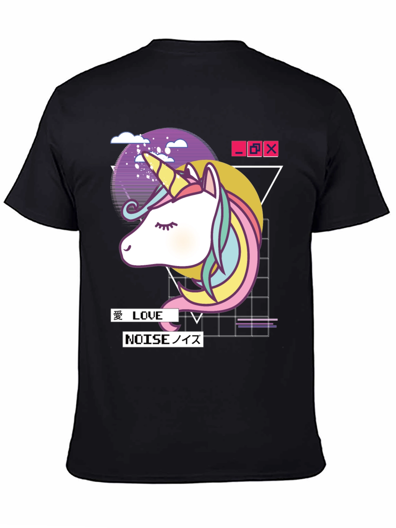 Unicorn Vaporwave Graphic T-Shirt