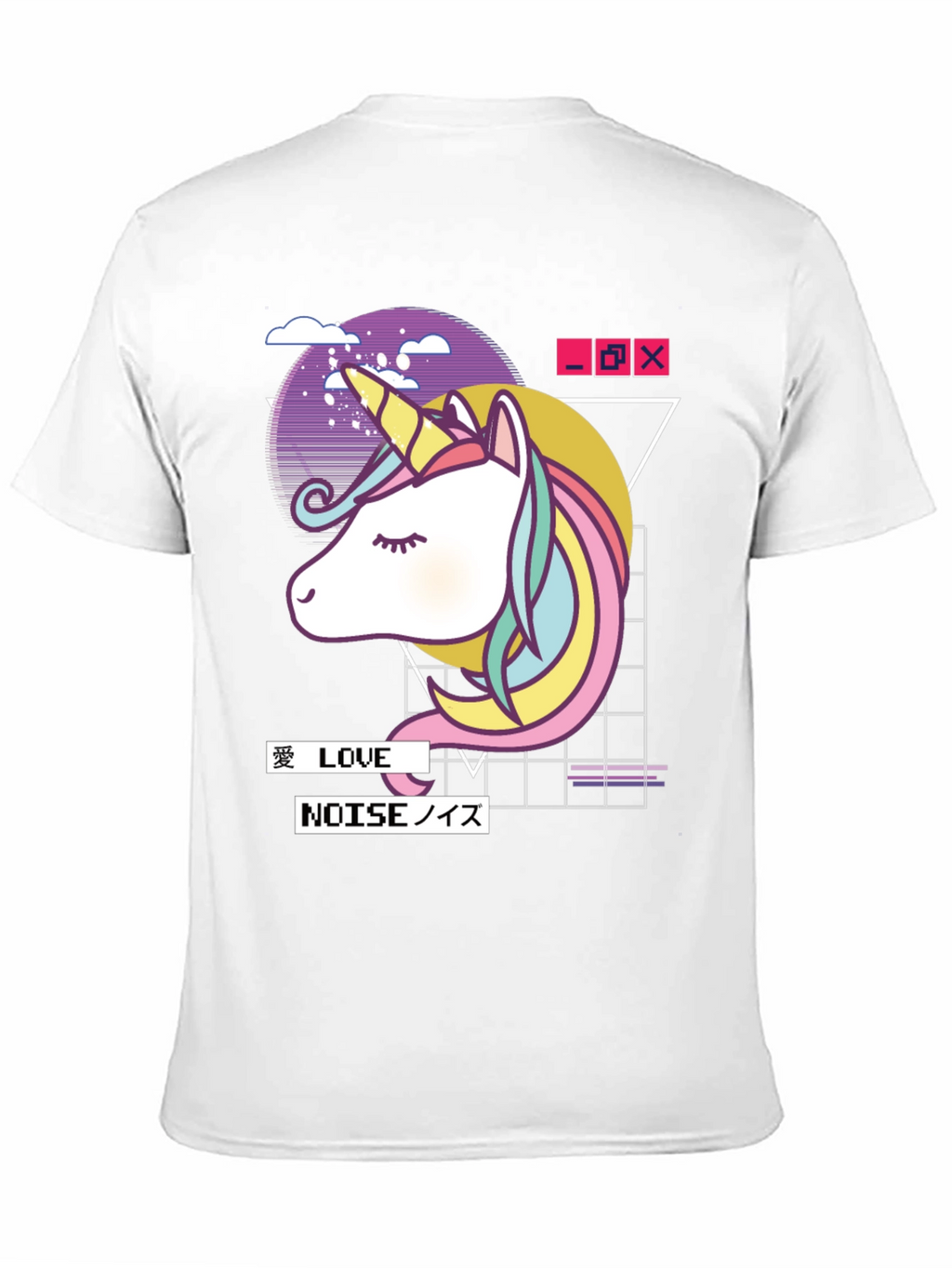 Unicorn Vaporwave Graphic T-Shirt