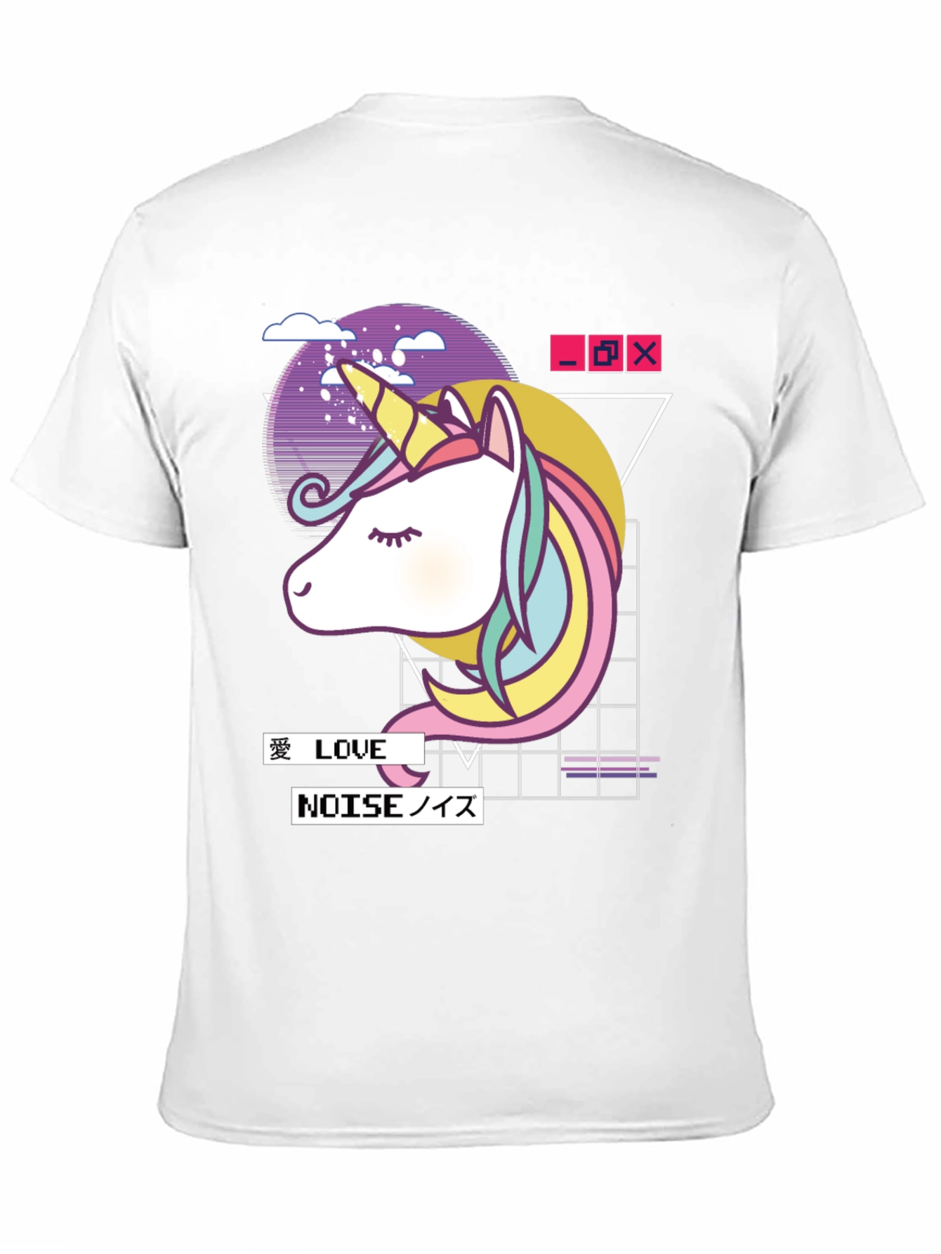 Unicorn Vaporwave Graphic T-Shirt