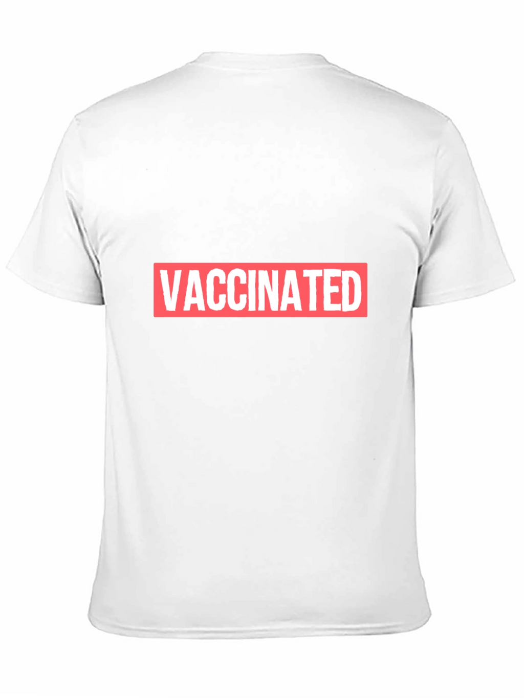 Vaccinated Black T-Shirt - Show Your Status