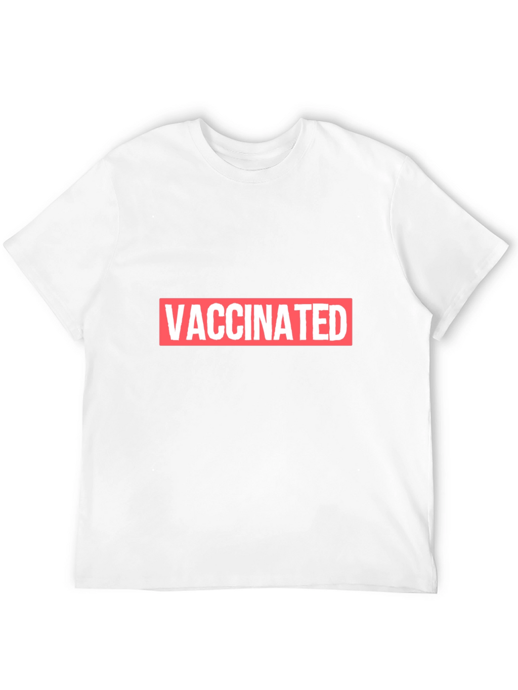 Vaccinated Black T-Shirt - Show Your Status