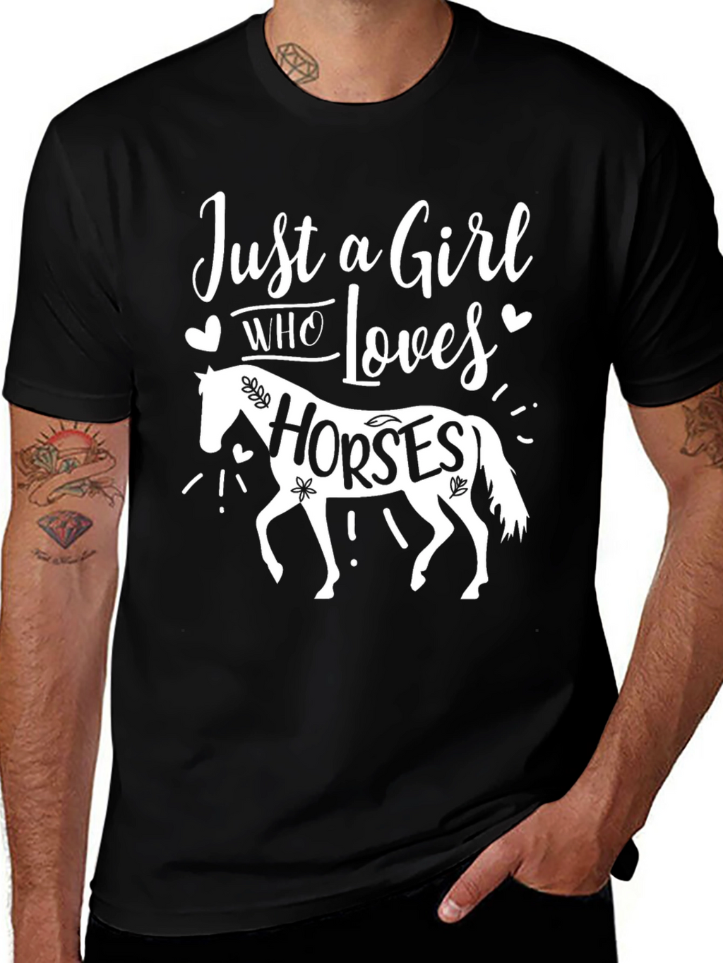 Just A Girl Who Loves Horses T-Shirt