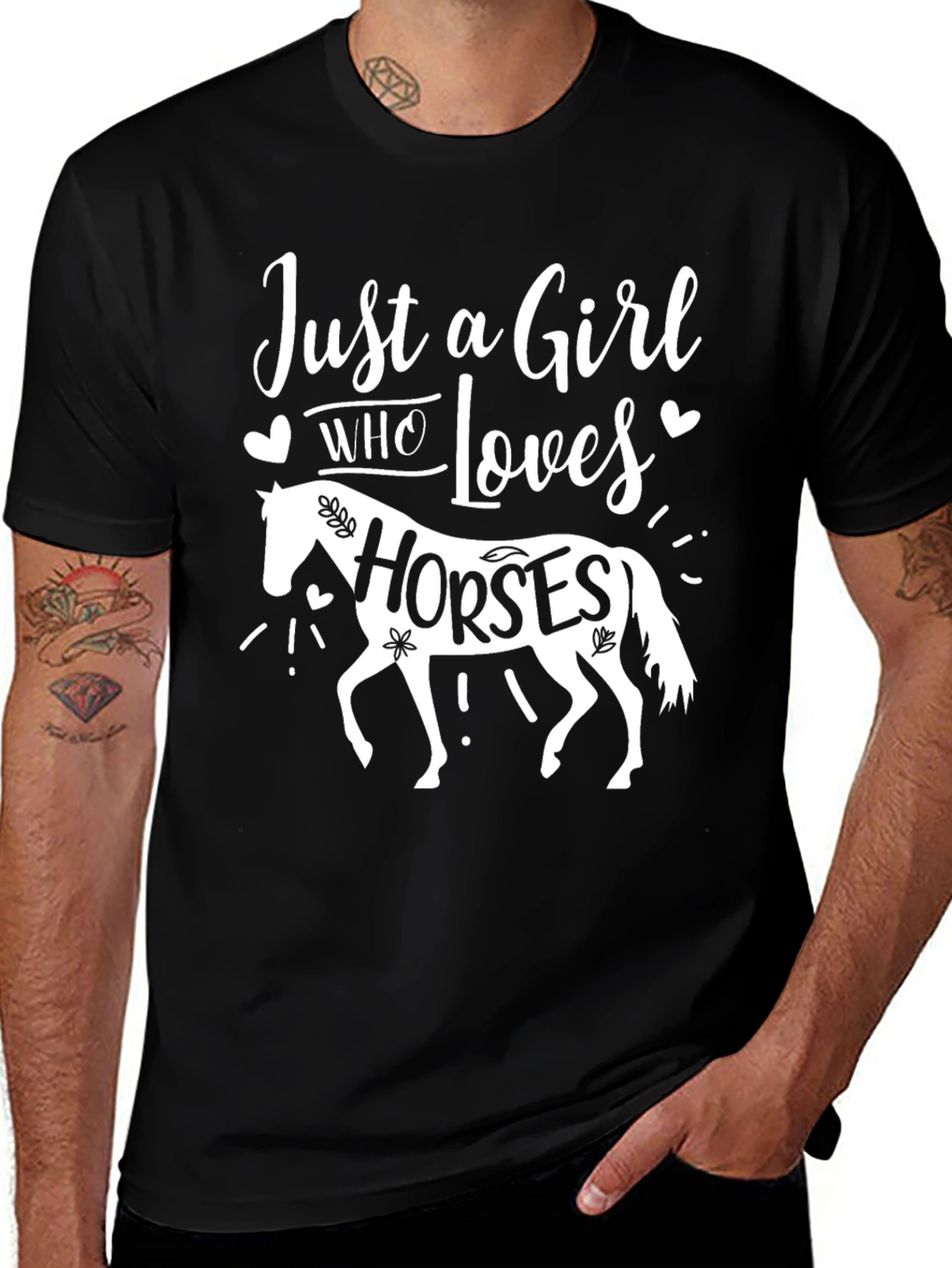 Just A Girl Who Loves Horses T-Shirt
