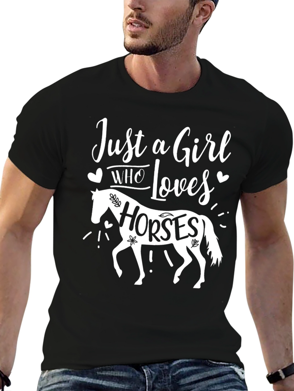 Just A Girl Who Loves Horses T-Shirt