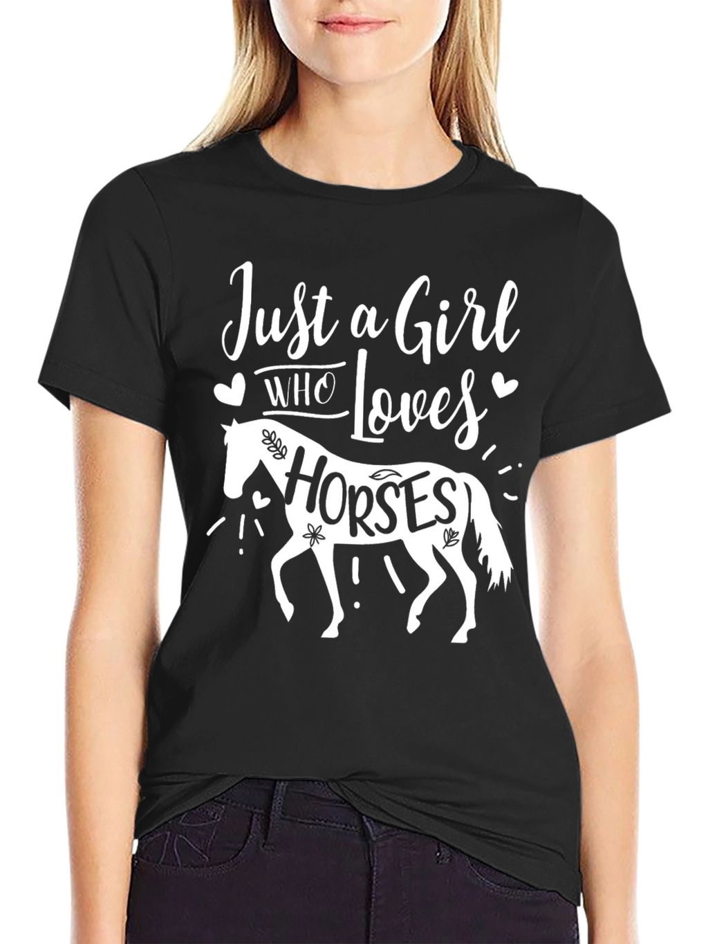 Just A Girl Who Loves Horses T-Shirt