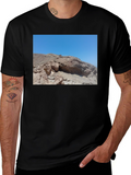 Rocky Desert Scene Black T-Shirt