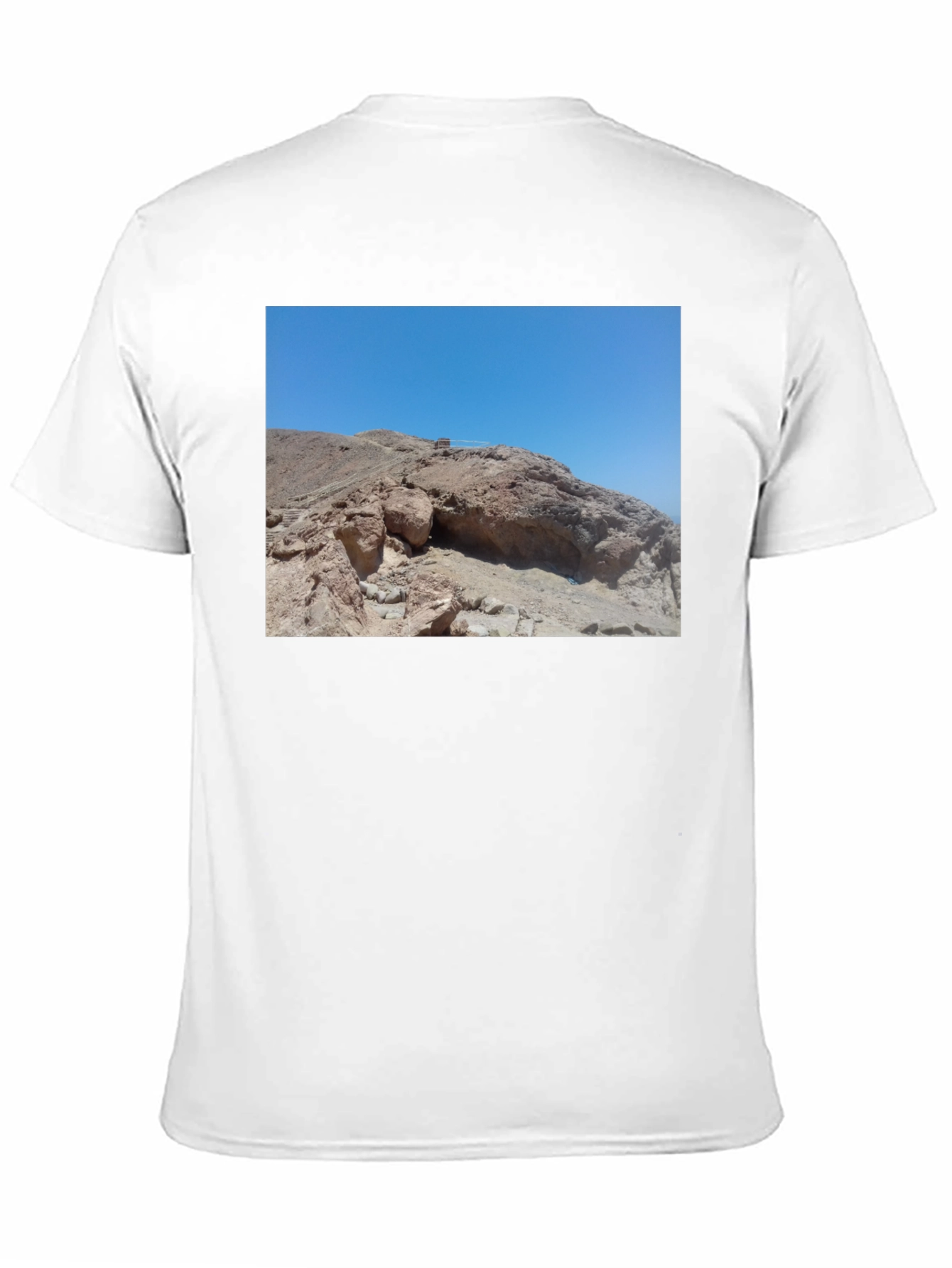 Rocky Desert Scene Black T-Shirt
