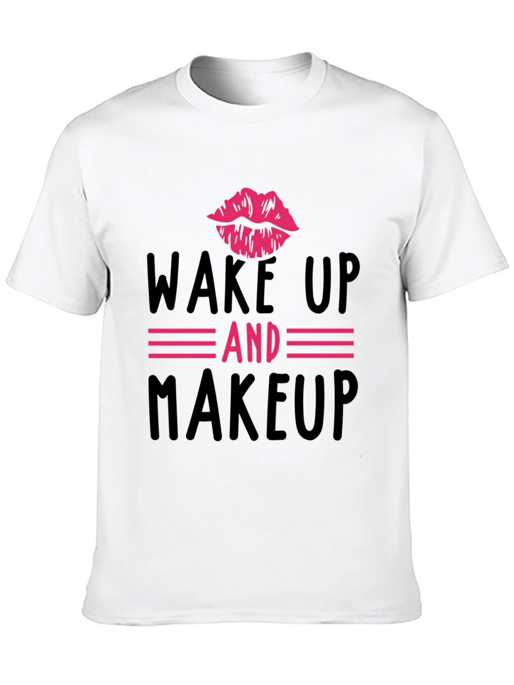 Wake Up & Makeup Graphic Tee