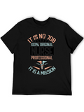 Original Nurse Mission Black Graphic T-Shirt