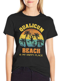 Qualicum Beach Happy Place T-Shirt