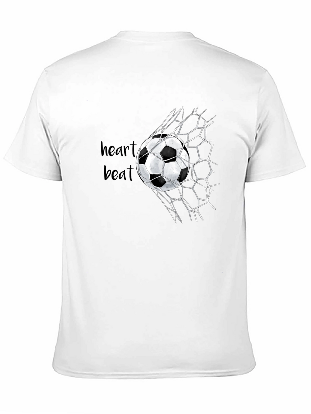 Soccer Heartbeat Graphic T-Shirt
