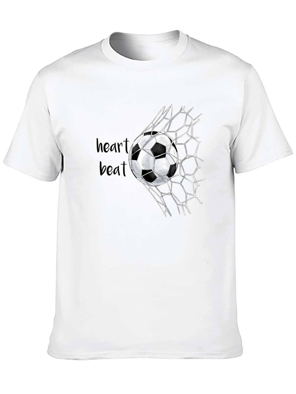 Soccer Heartbeat Graphic T-Shirt