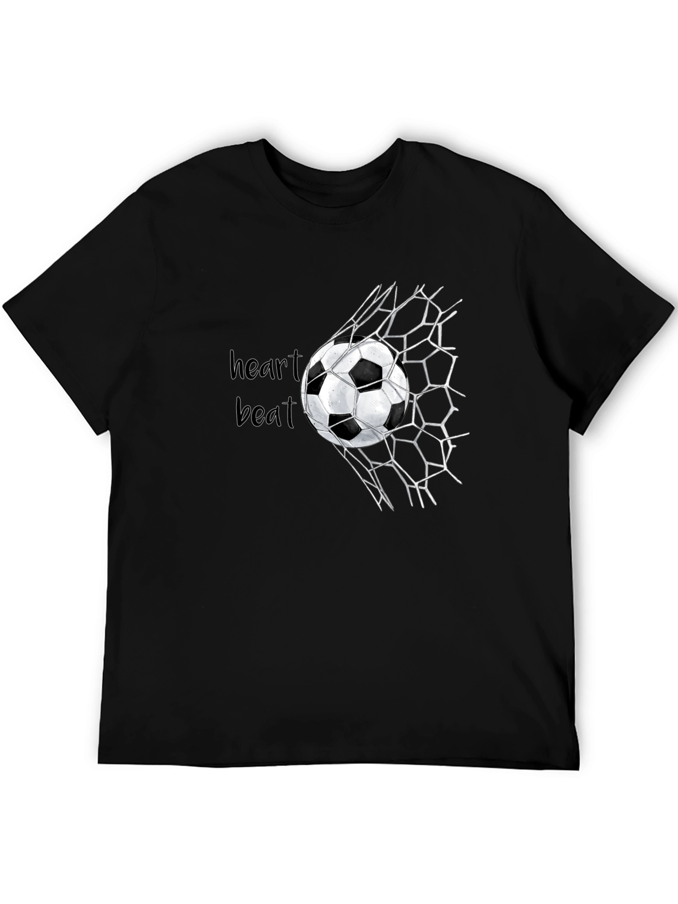 Soccer Heartbeat Graphic T-Shirt