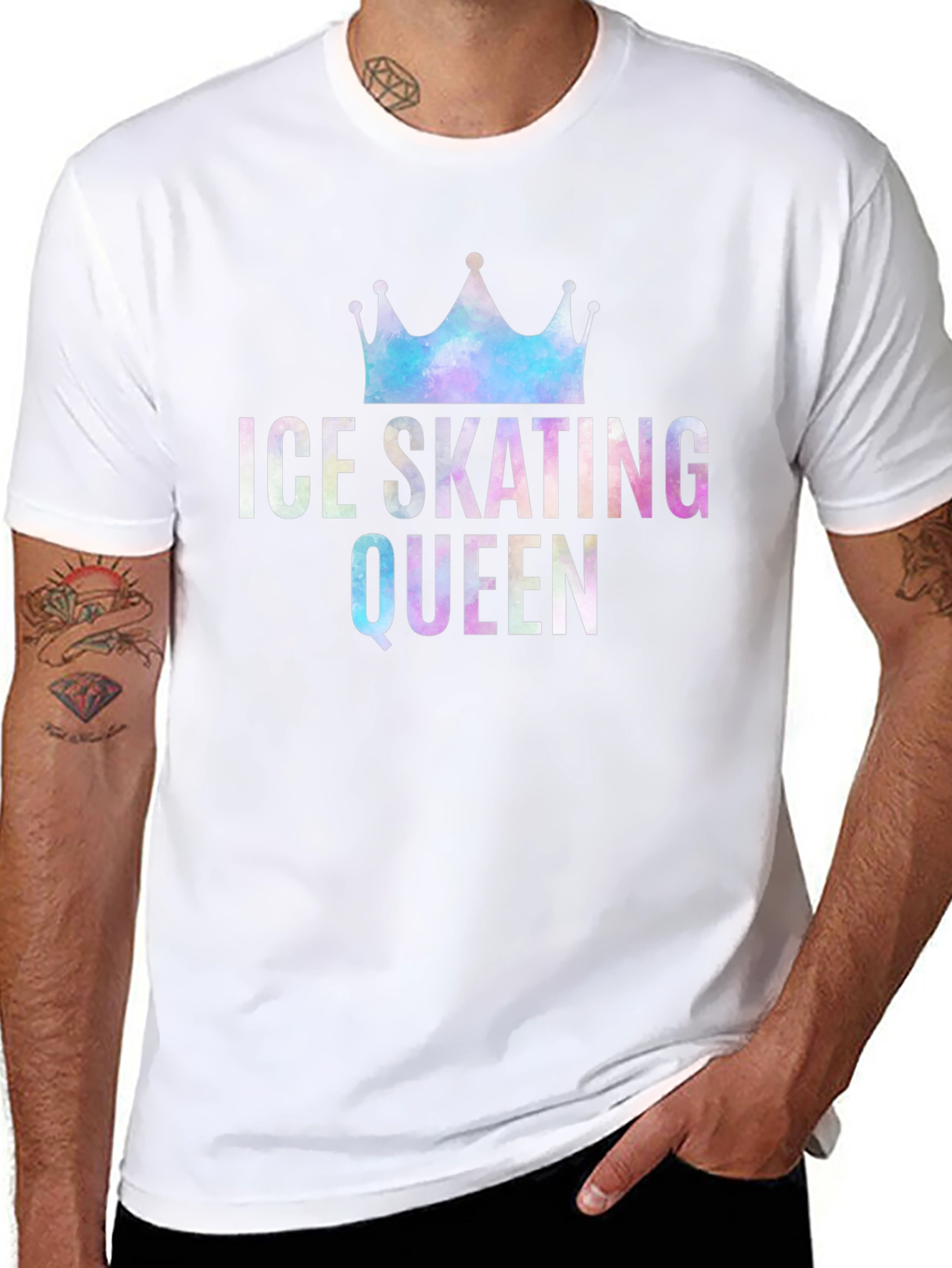 Ice Skating Queen T-Shirt - Stylish Graphic Tee