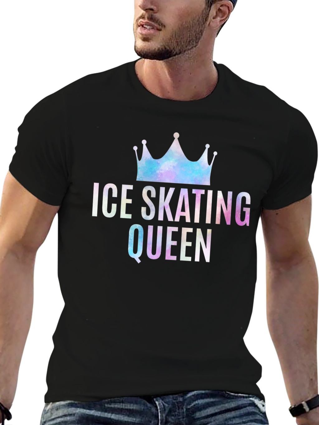 Ice Skating Queen T-Shirt - Stylish Graphic Tee