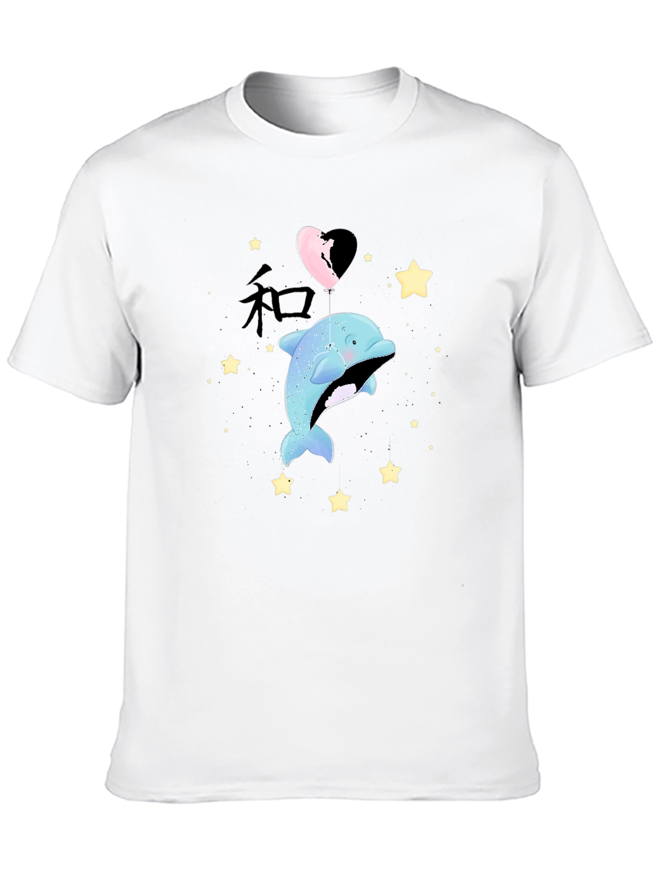 Cute Dolphin Graphic Tee - Stylish Comfort