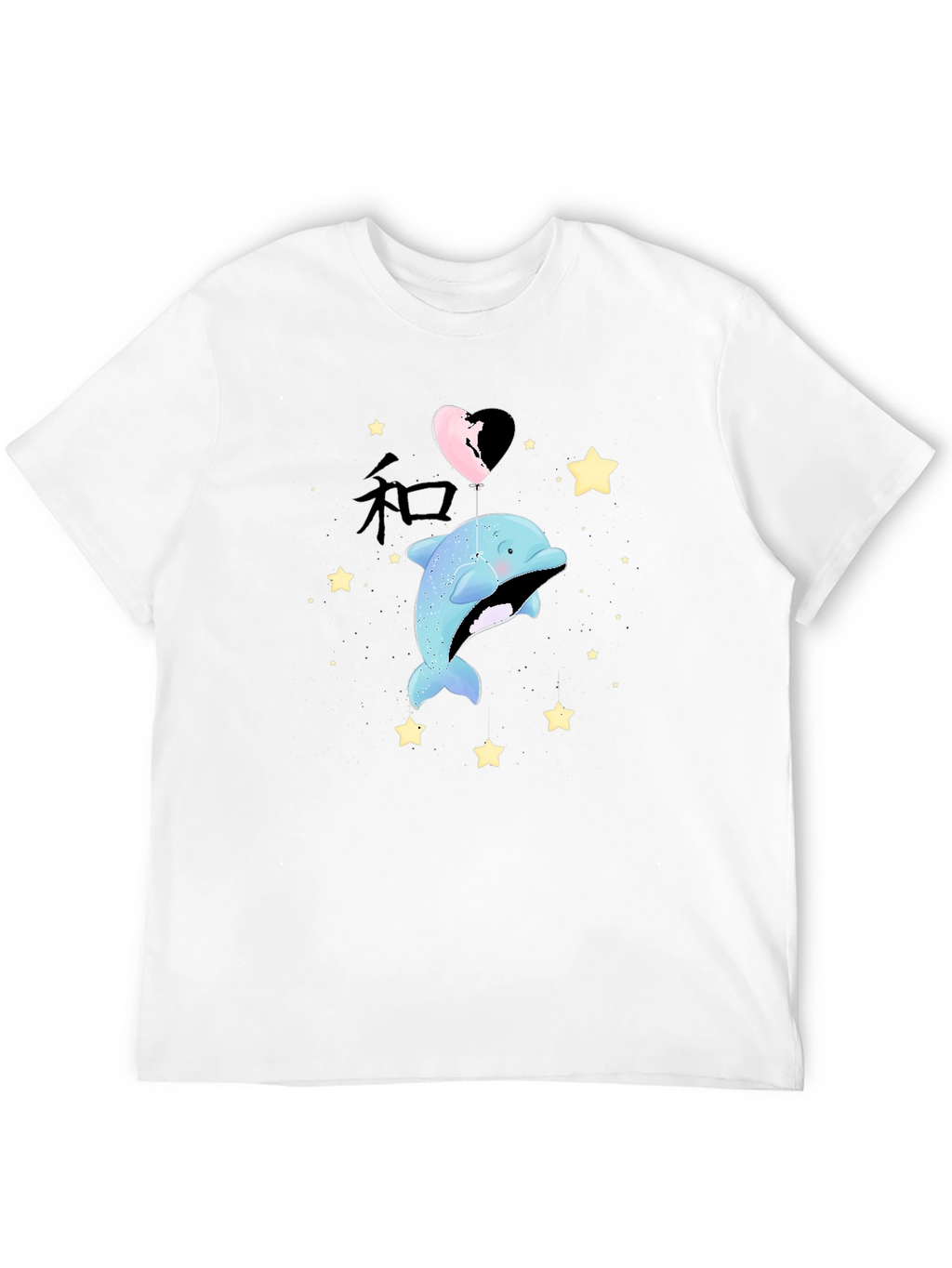 Cute Dolphin Graphic Tee - Stylish Comfort
