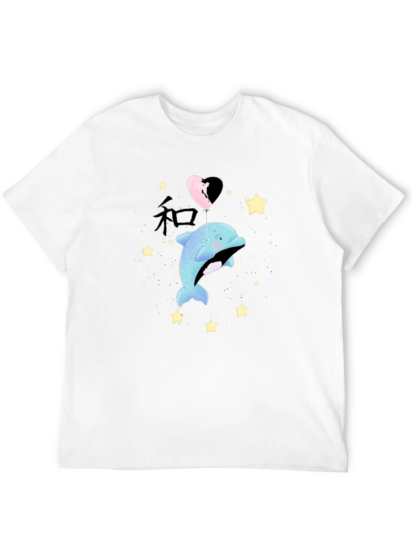 Cute Dolphin Graphic Tee - Stylish Comfort