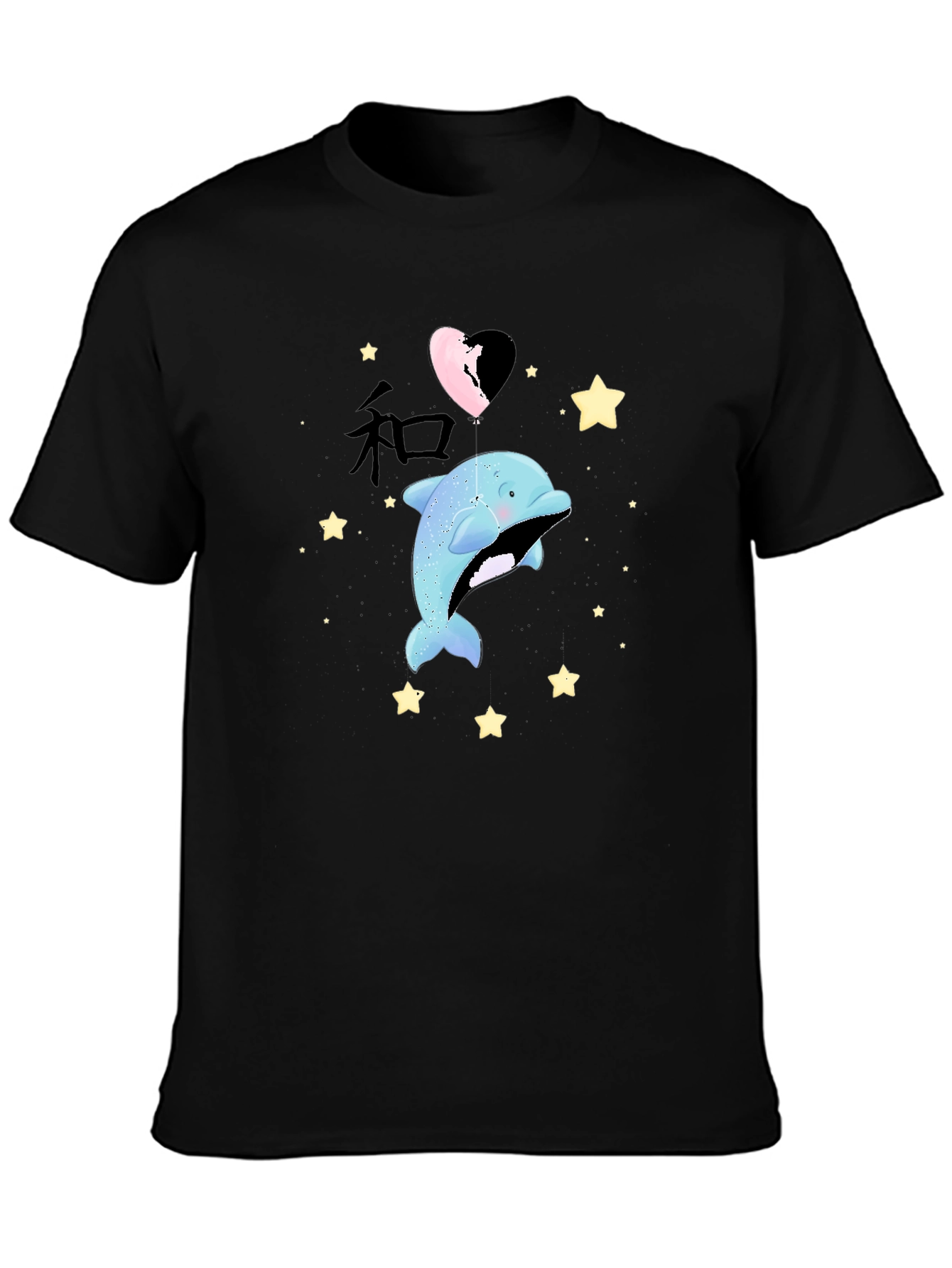 Cute Dolphin Graphic Tee - Stylish Comfort