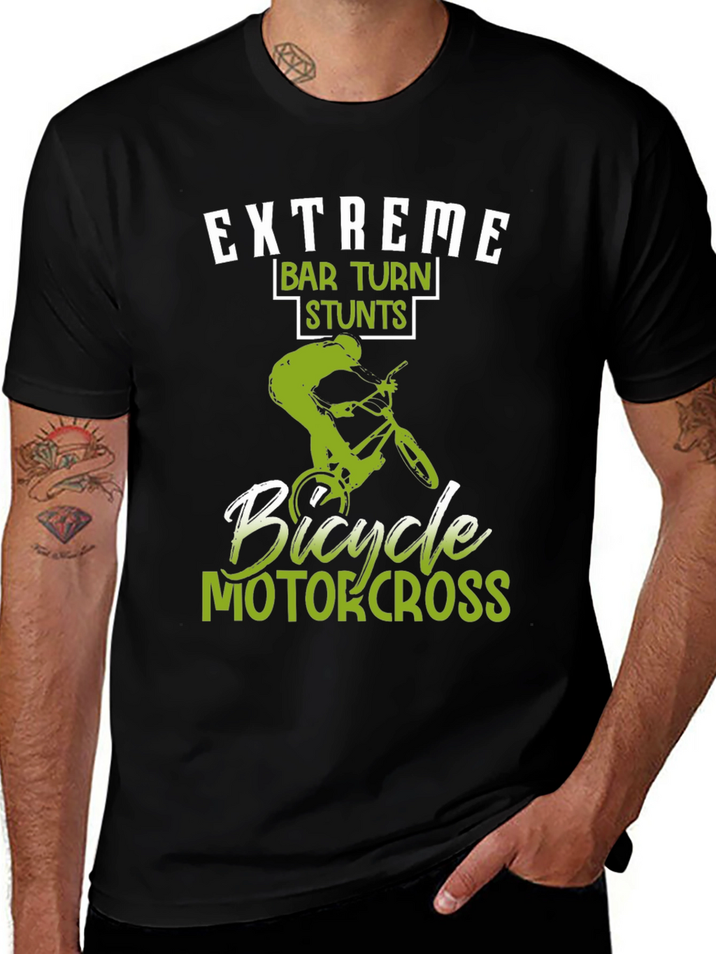 Extreme Bicycle Motocross Stunts T-Shirt