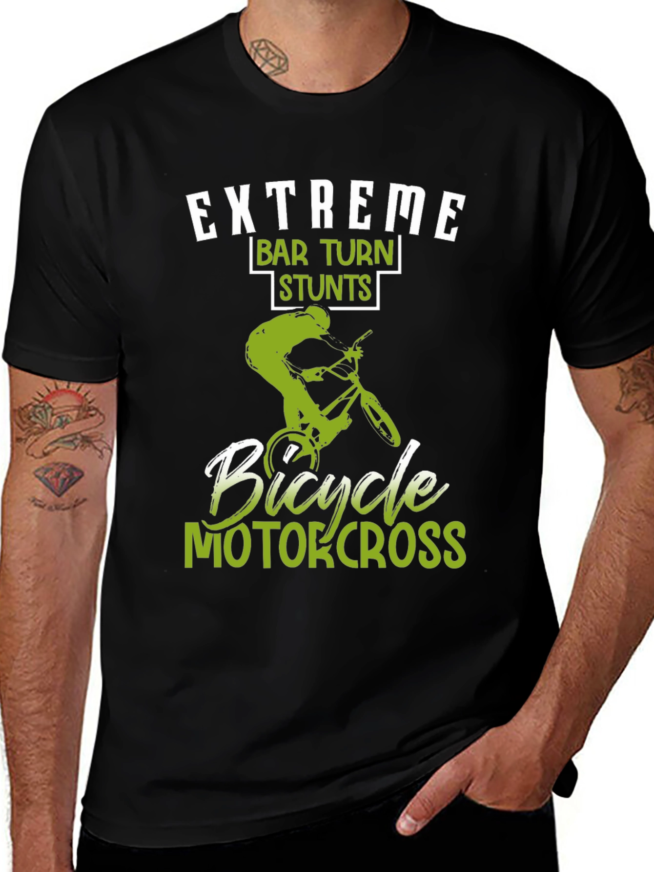 Extreme Bicycle Motocross Stunts T-Shirt