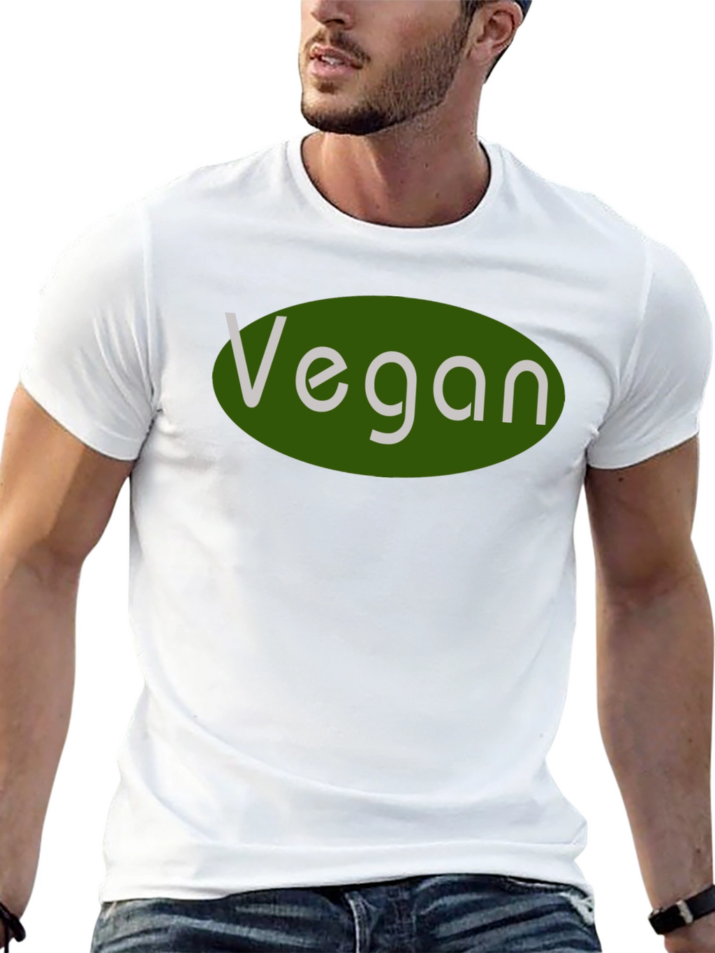 Vegan Statement T-Shirt - Black
