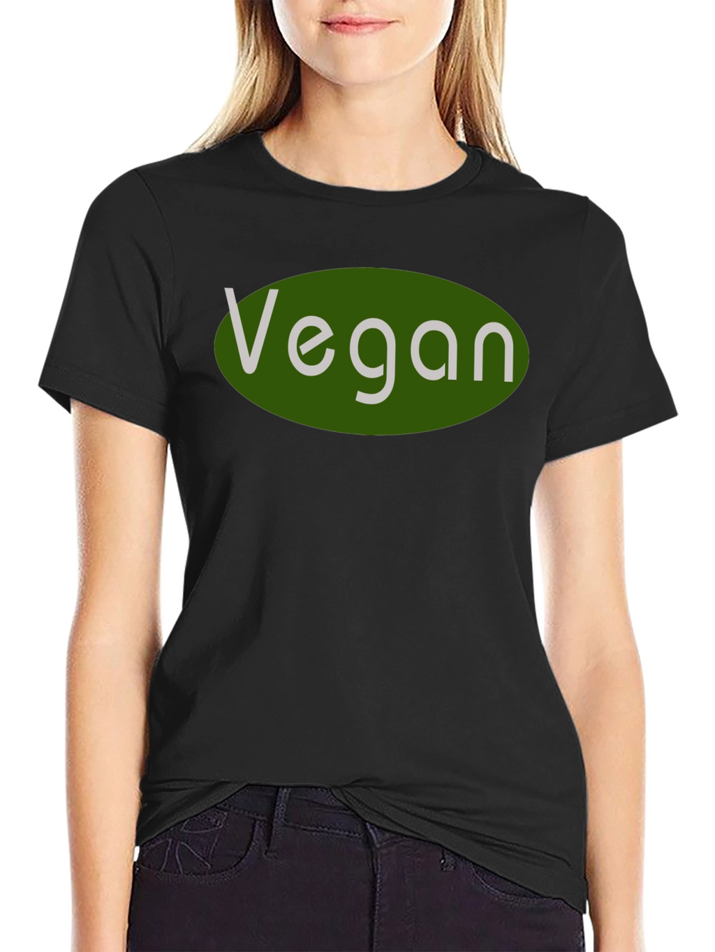 Vegan Statement T-Shirt - Black