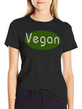 Vegan Statement T-Shirt - Black