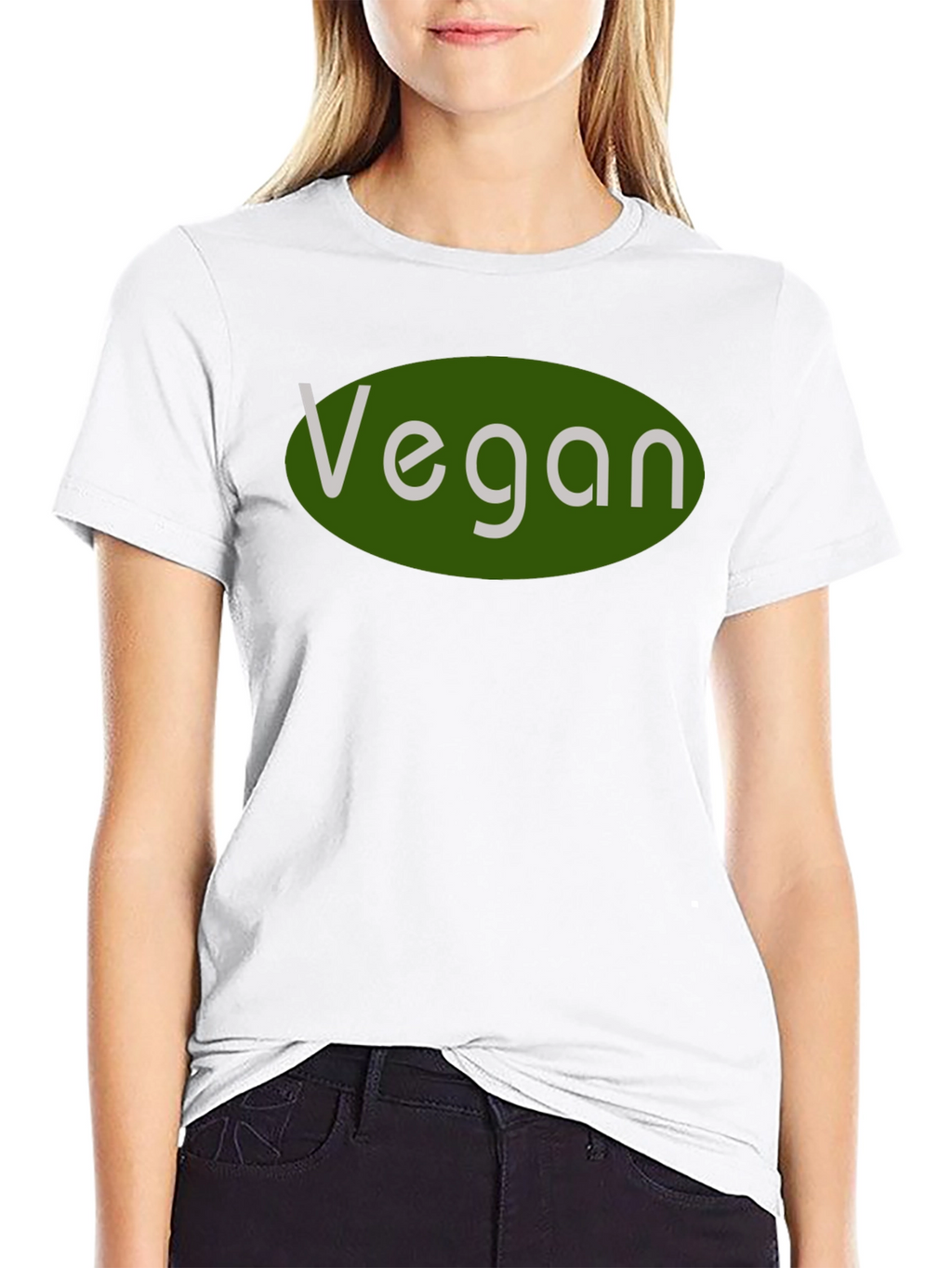 Vegan Statement T-Shirt - Black
