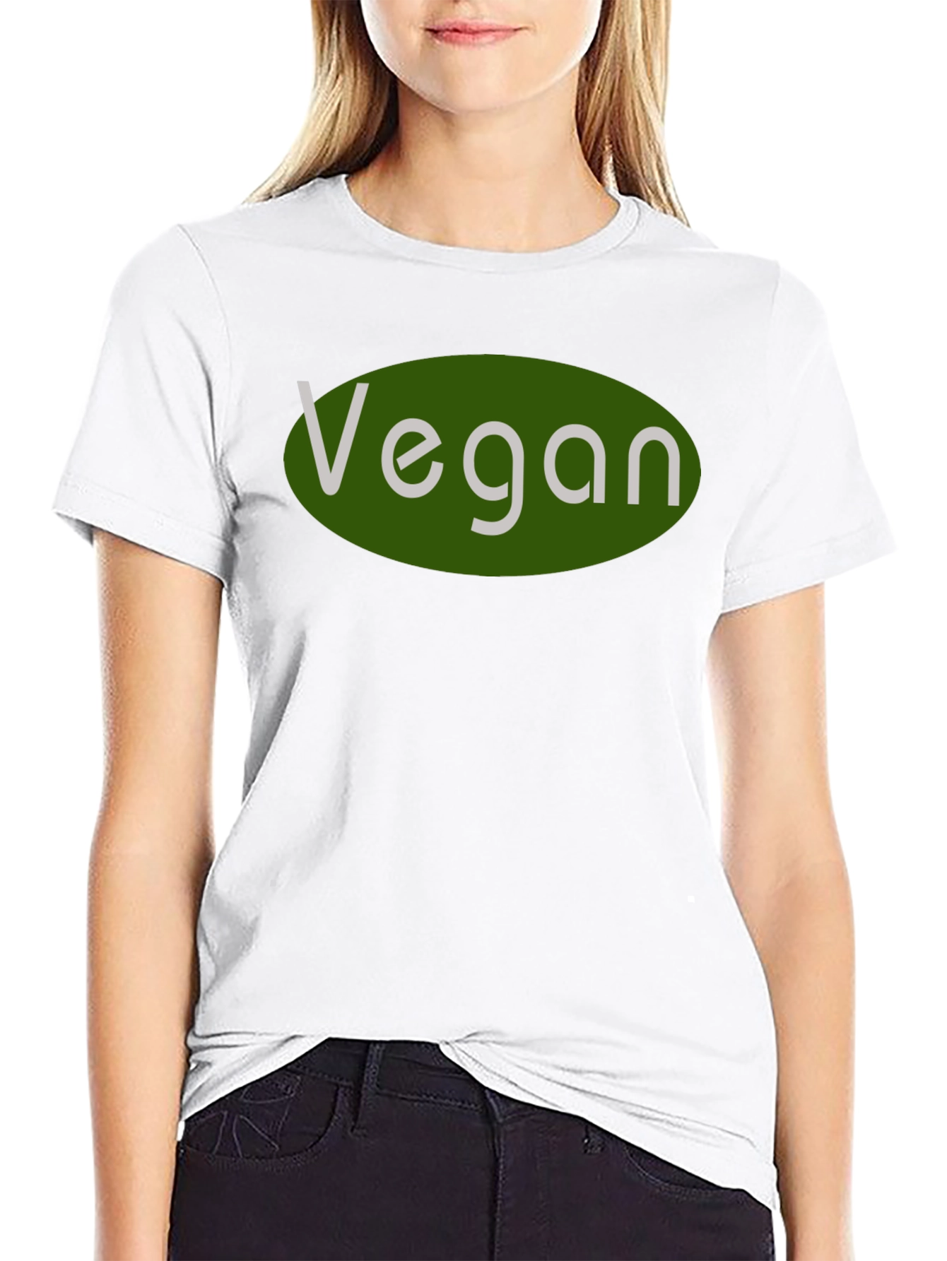 Vegan Statement T-Shirt - Black
