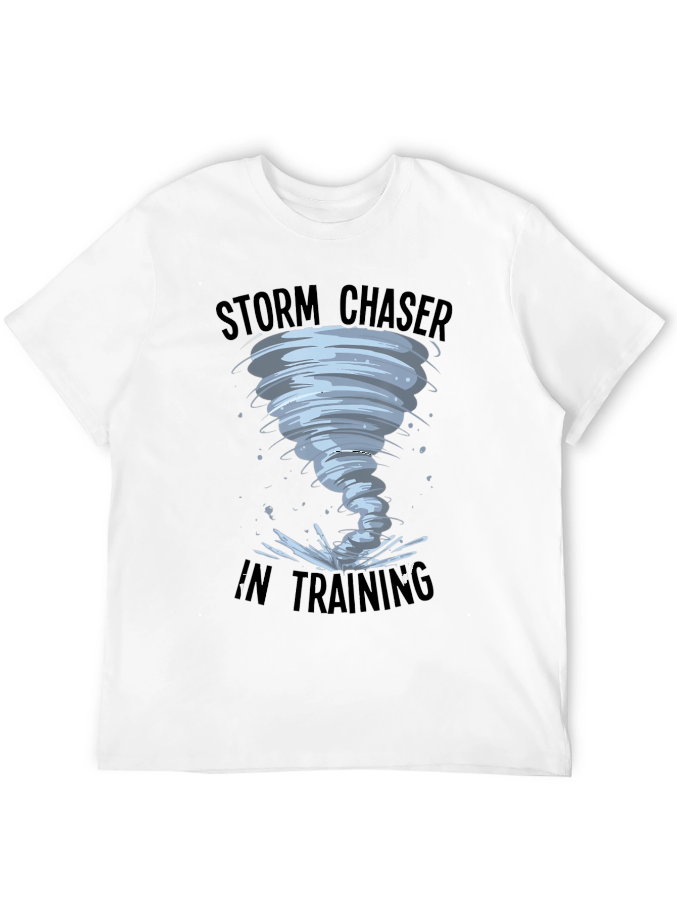 Storm Chaser in Training Black T-Shirt