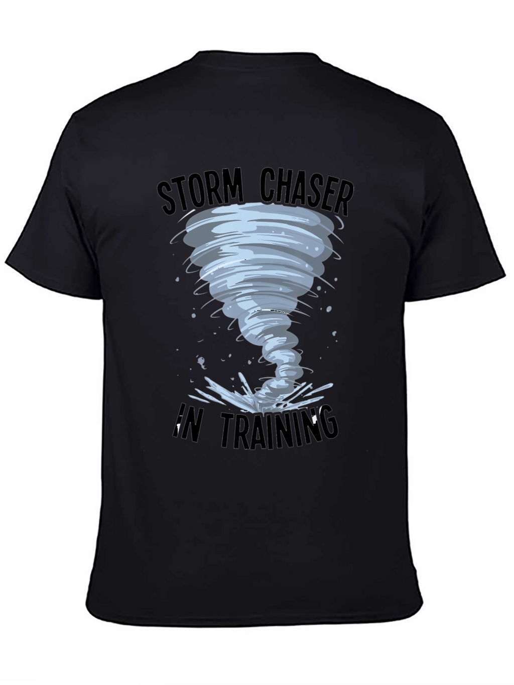 Storm Chaser in Training Black T-Shirt