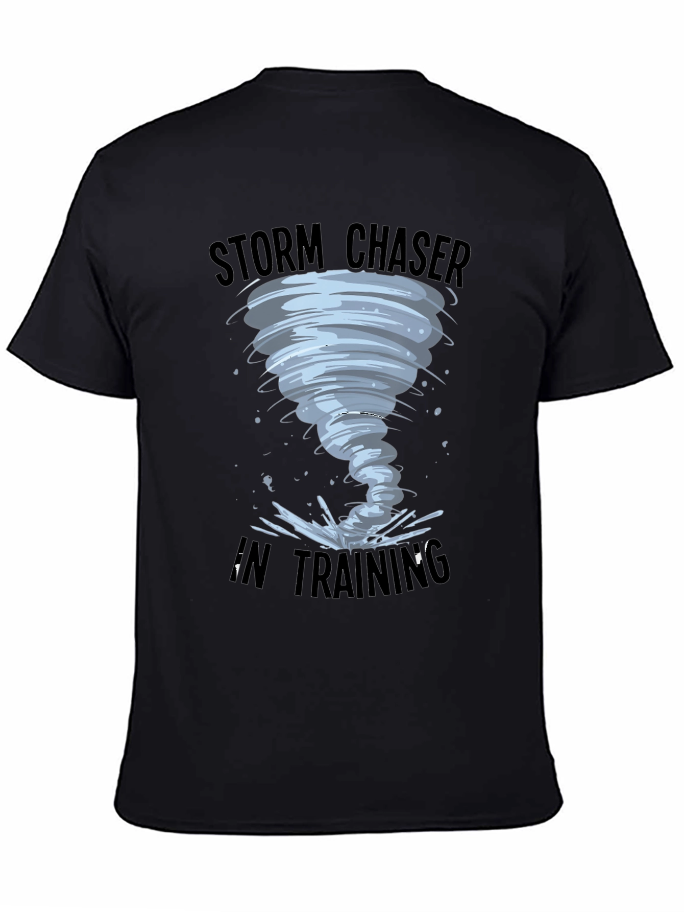 Storm Chaser in Training Black T-Shirt