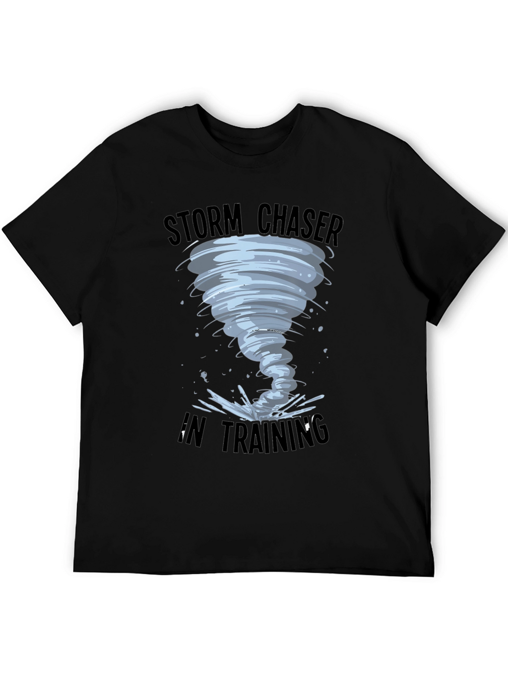 Storm Chaser in Training Black T-Shirt
