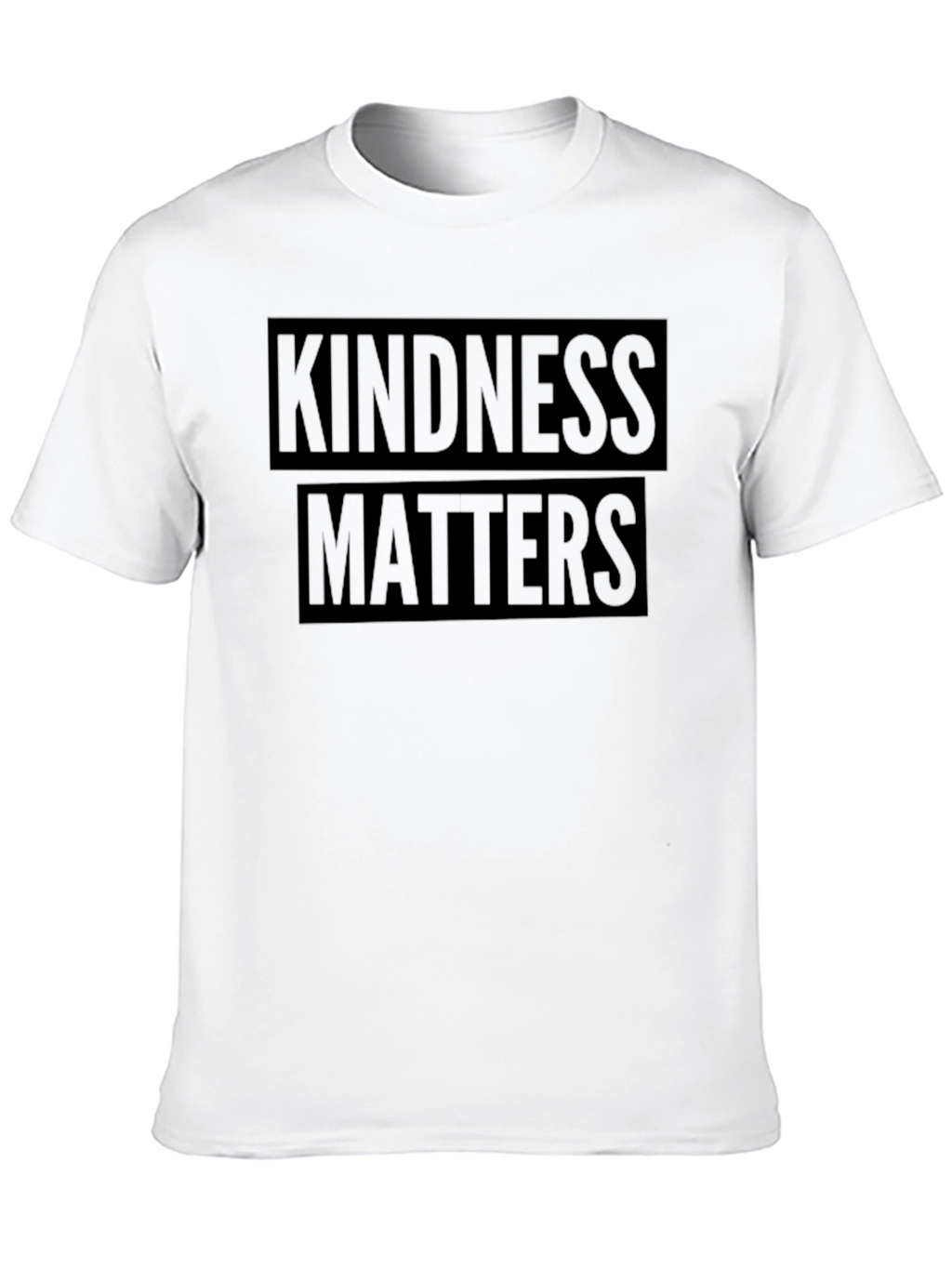 Kindness Matters Black Graphic T-Shirt
