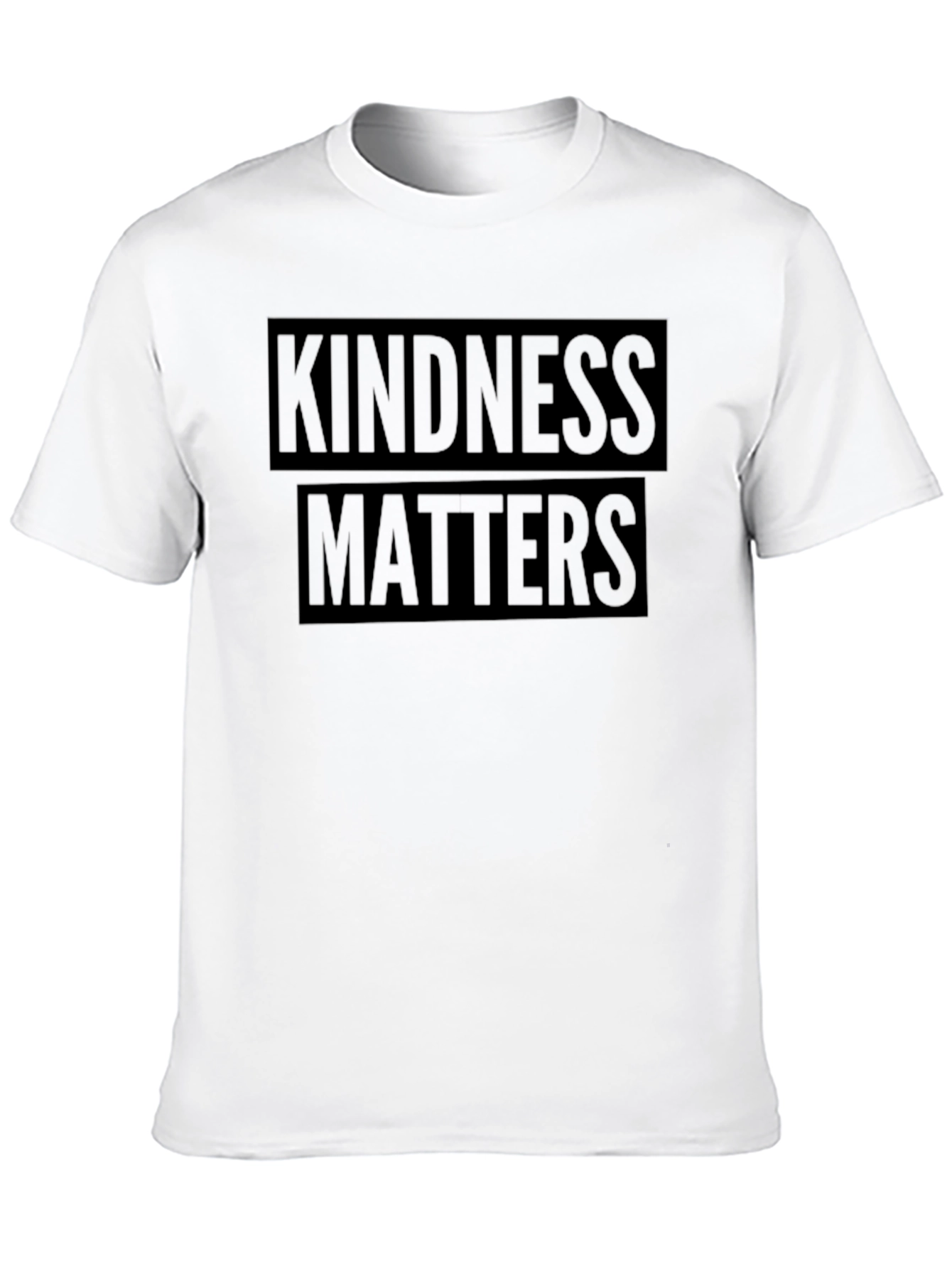Kindness Matters Black Graphic T-Shirt