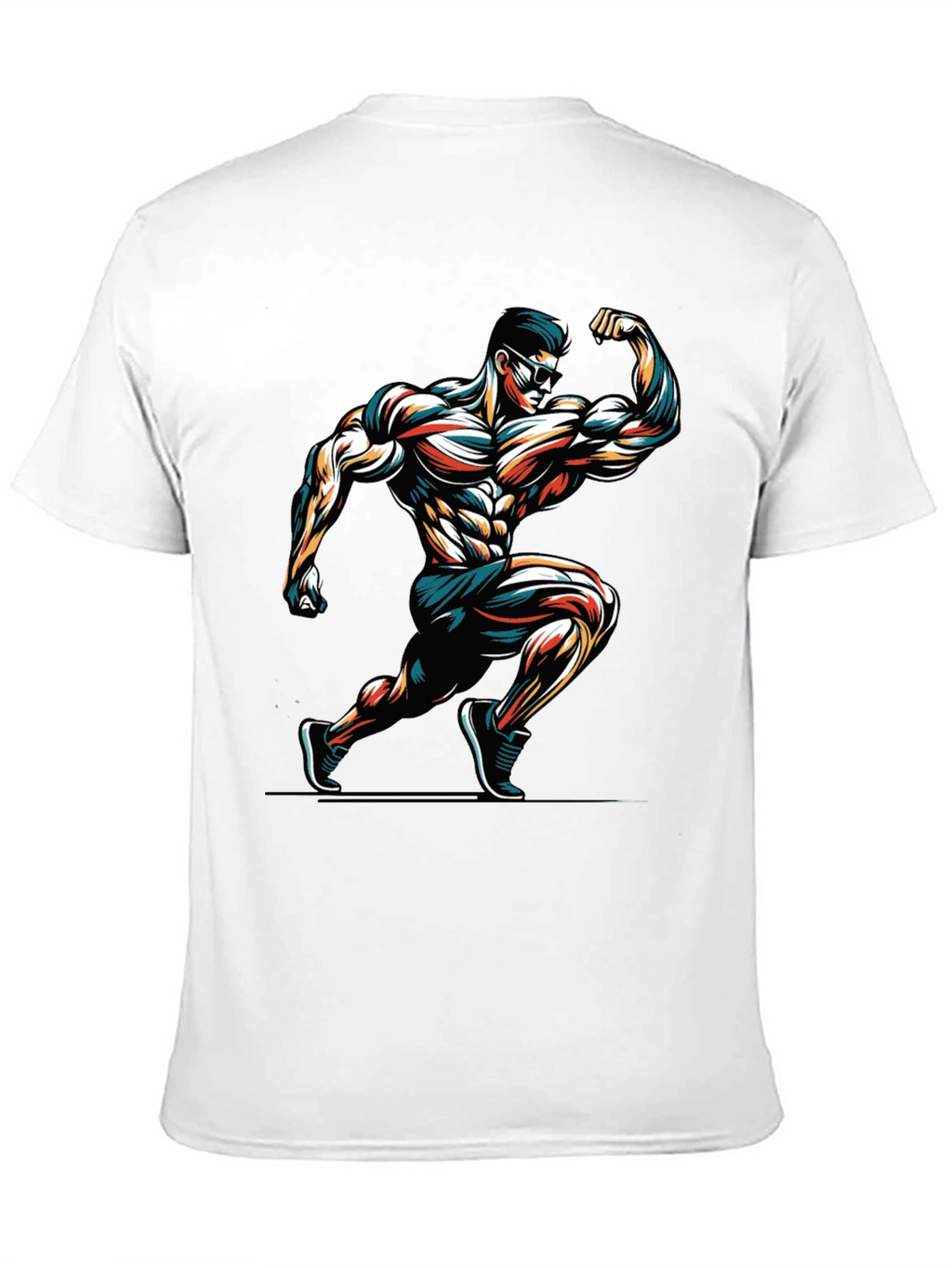 Muscle Man Graphic Tee - Black