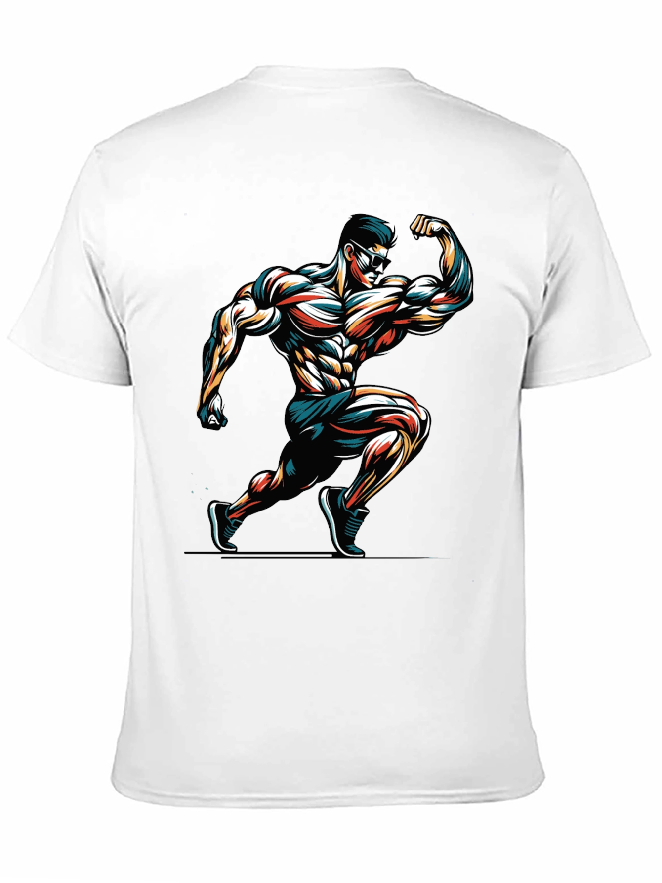 Muscle Man Graphic Tee - Black