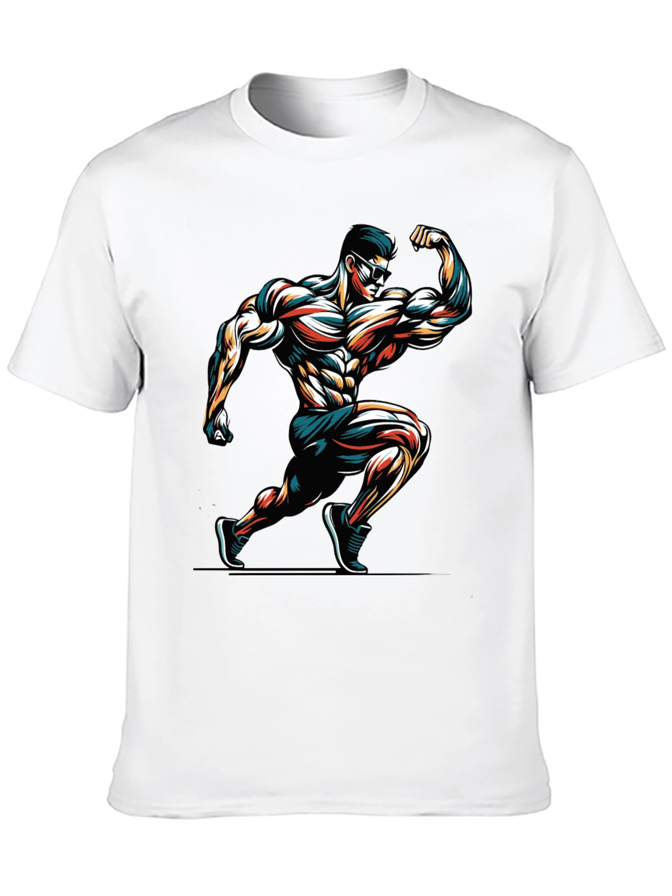 Muscle Man Graphic Tee - Black