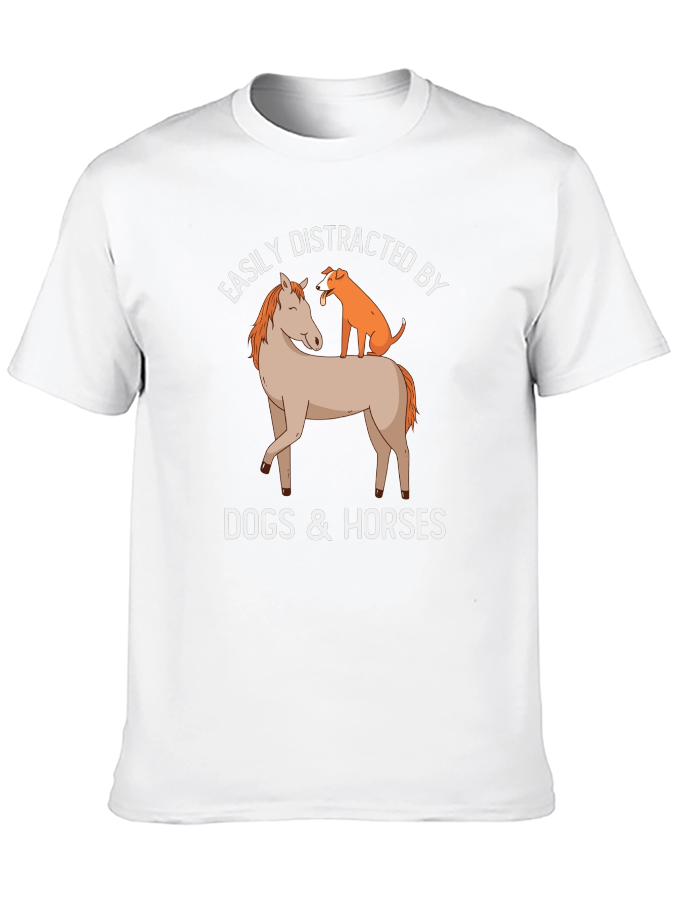 Easily Distracted by Dogs & Horses T-Shirt