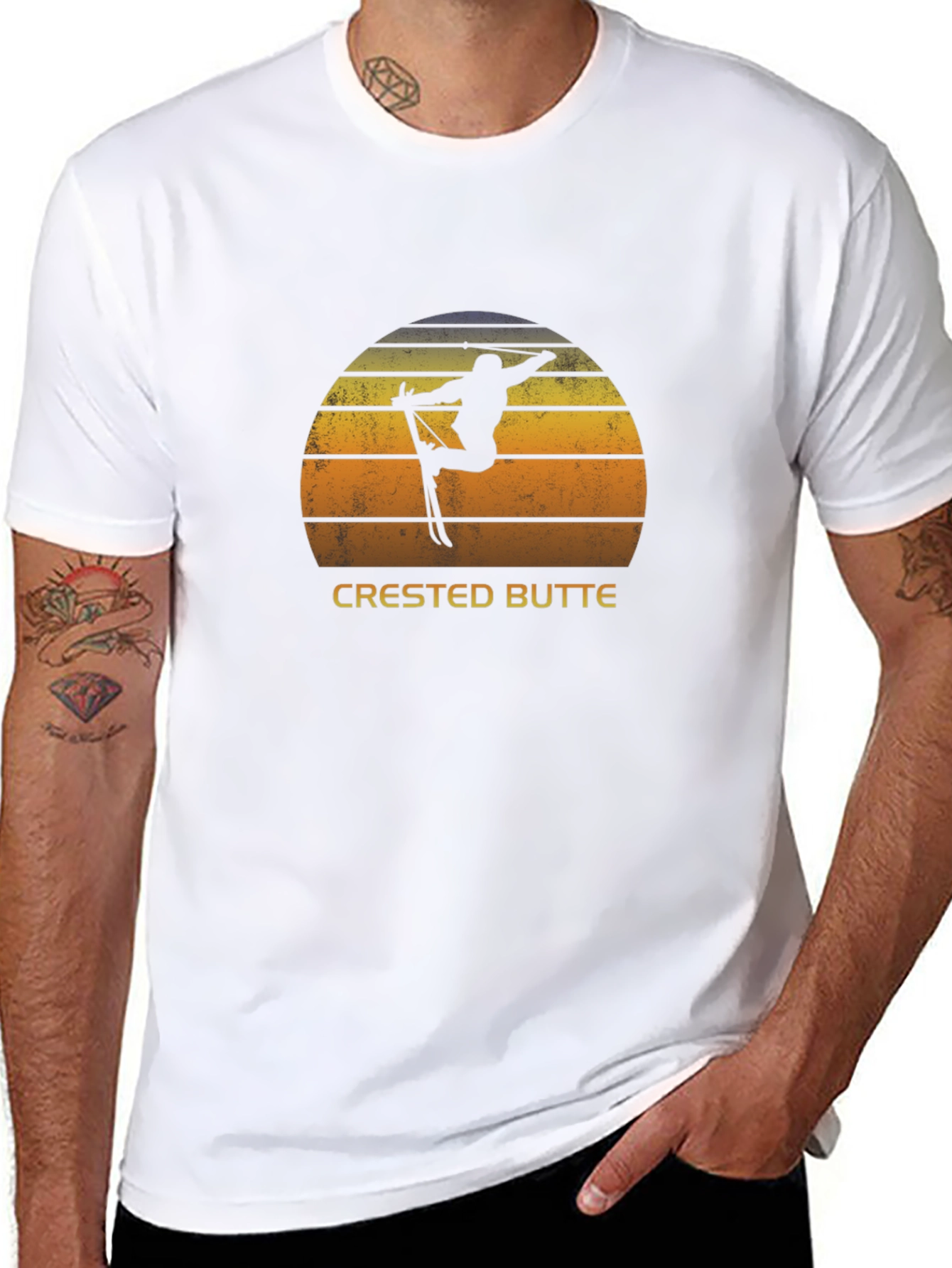 Crested Butte Ski Retro T-Shirt