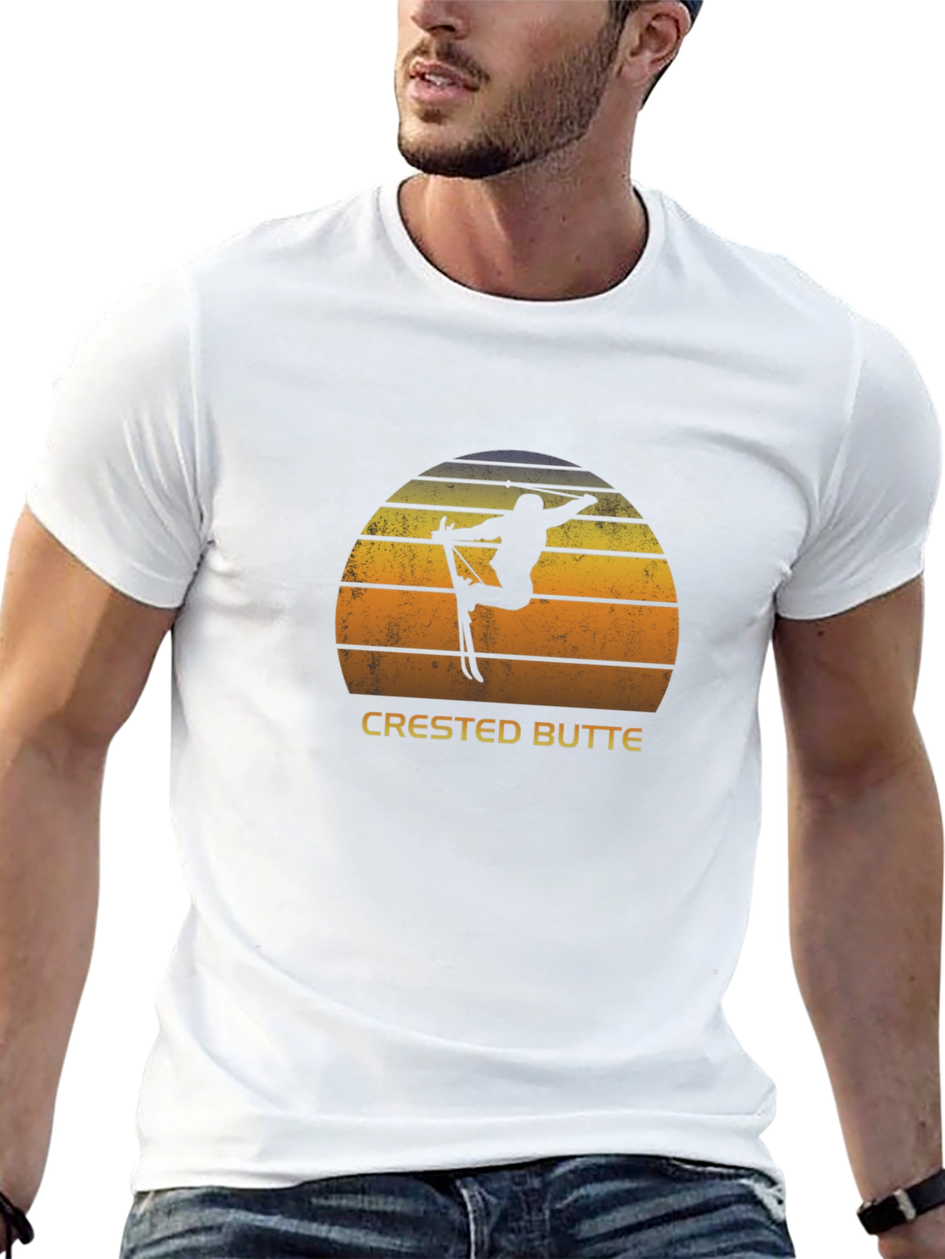 Crested Butte Ski Retro T-Shirt