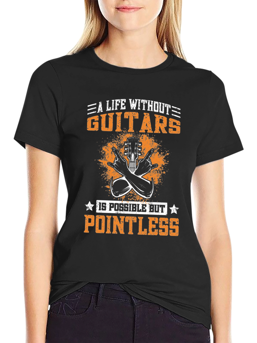Guitar Lover T-Shirt - A Life Without Guitars