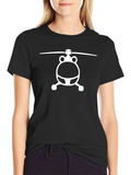 Helicopter Graphic Tee - Cool & Unique Design